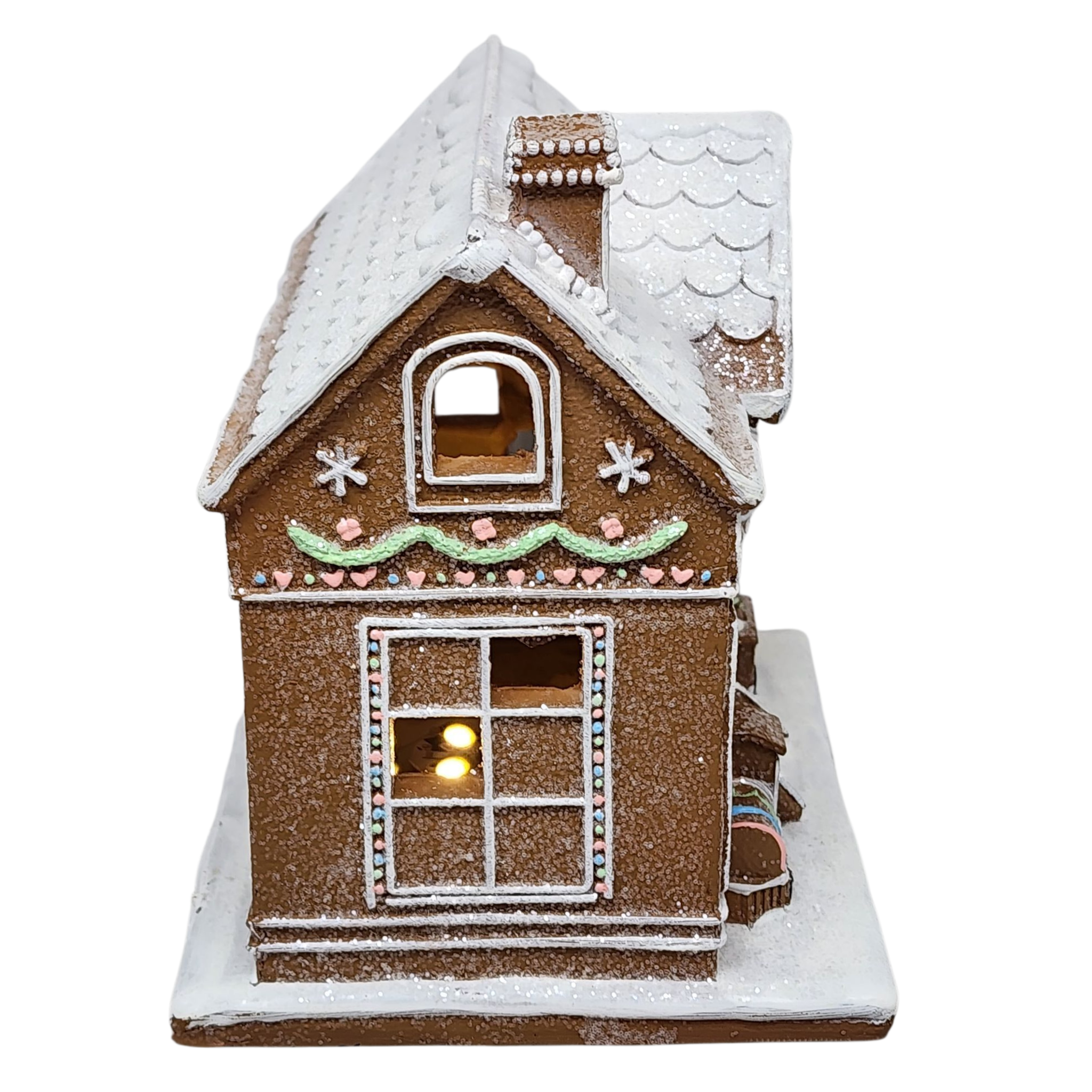 Magical Gingerbread Toy Store Light-Up House