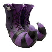 Halloween Witch Boots - Purple