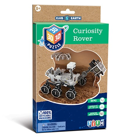 3D Puzzle Curiosity Rover by Homeportonline