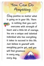 Wallet Card - You Can Do Anything