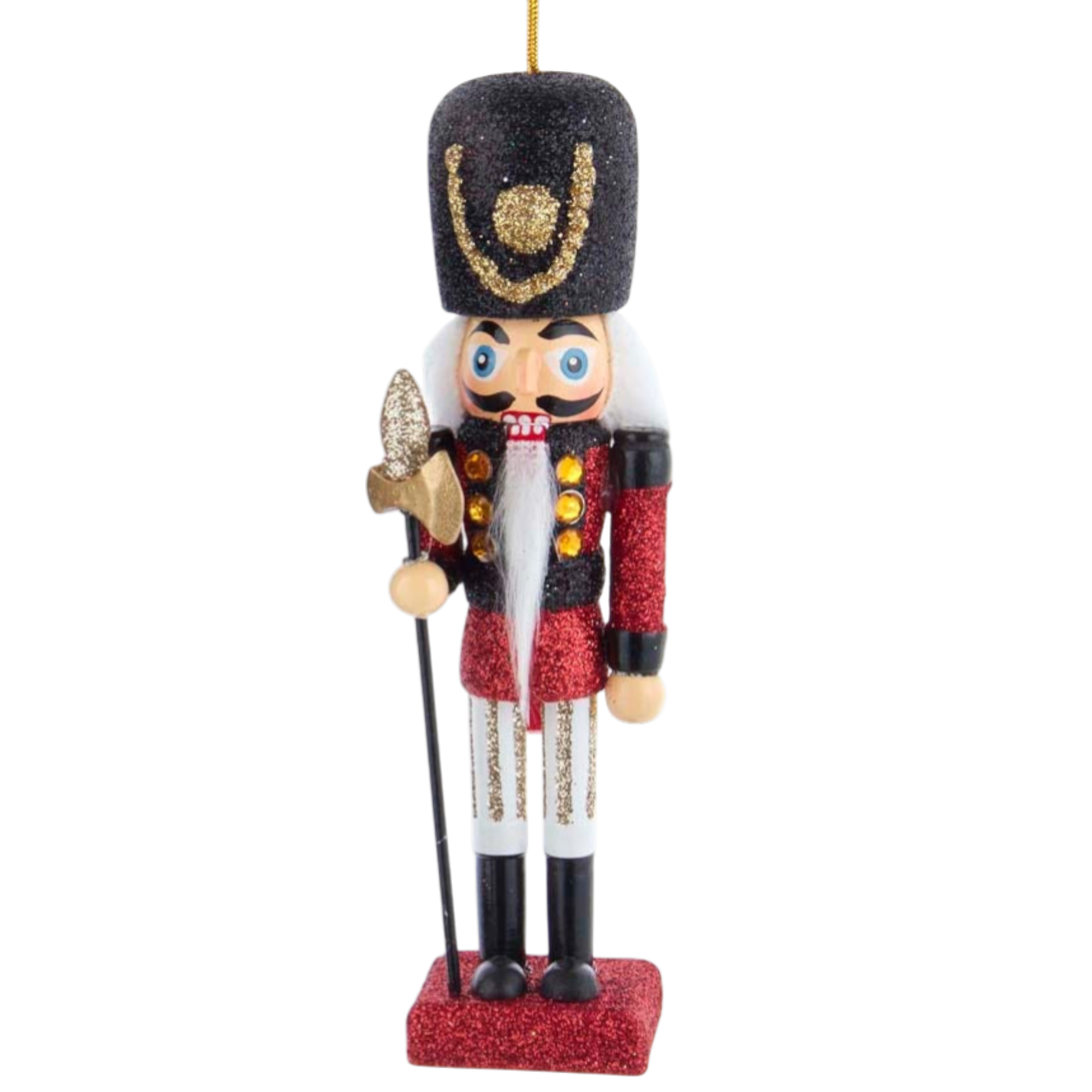 The Royal Drummer with Busby Hat Nutcracker Ornament