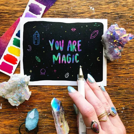 You Are Magic Greeting Card by Wild Lark