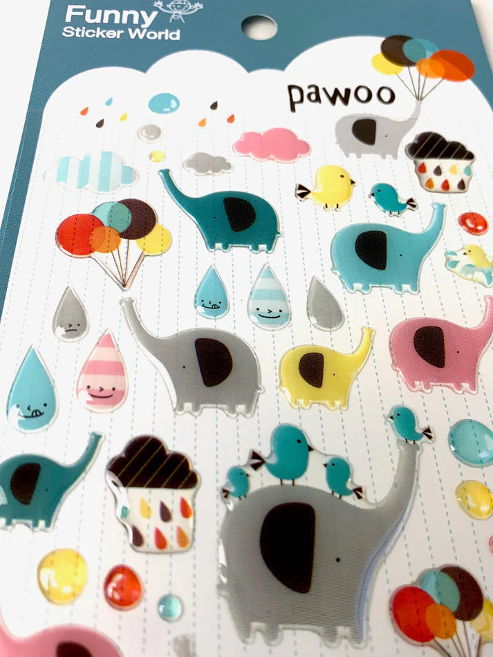Stickers Elephant Pawoo Gel by Homeportonline