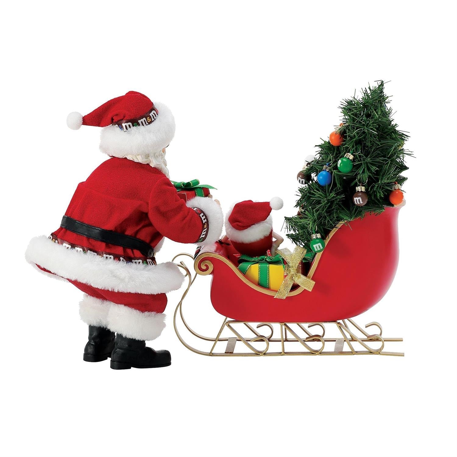 Santa and his M&M Sleigh
