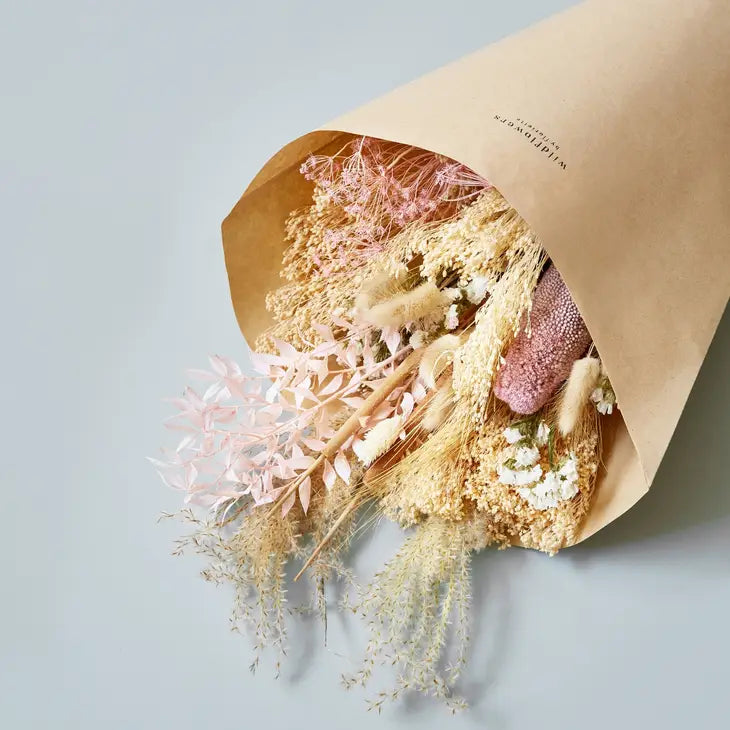 Medium Floriette Field Bouquet - Blush by Wild Lark
