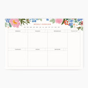 Weekly Overview Notepad