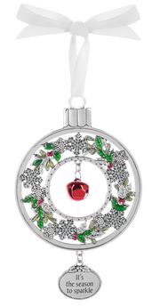 Jingle Bell Ornament - It's The Season To Sparkle