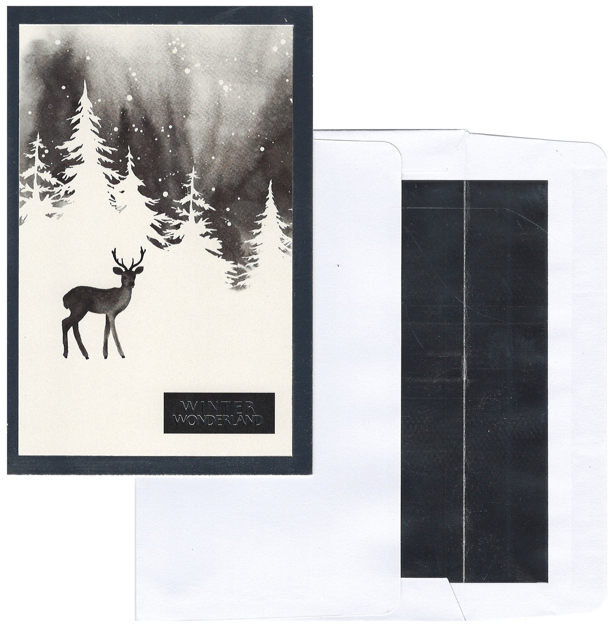 Winter Wonderland Silver Foil Embossed Card Collection