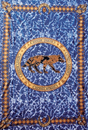 Tapestry Twin Size Celtic Wolf Purple by Homeportonline