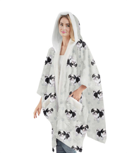 Snuggs Wrap - Shih Tzu  Black and White