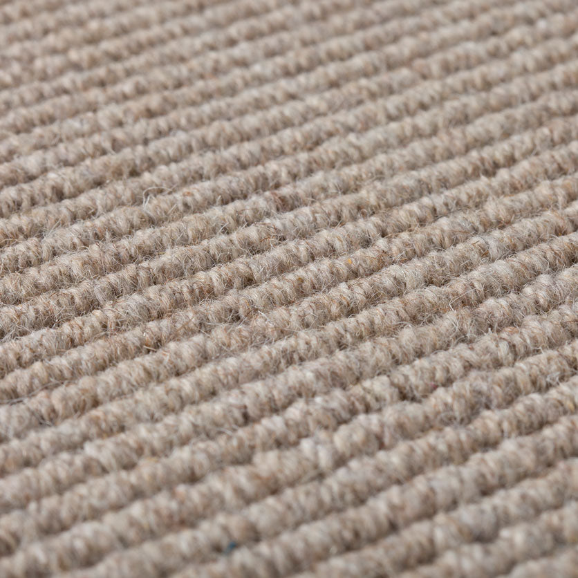 Monaco Boucle Wool Rug Taupe 5' X 7'6" by Homeportonline