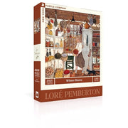 New York Puzzle Company Winter Stores 500 Piece Jigsaw Puzzle
