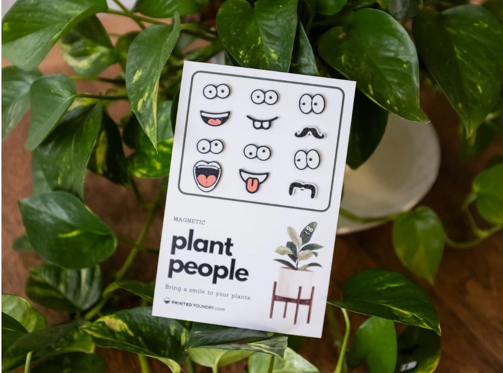 Magnetic Plant Faces | Magnet Charms For Indoor Plants