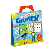 Peaceable Kingdom Take-Along Games Reusable Sticker Tote - Ages 3+