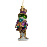 Bellissimo Glass Gentleman Frog Ornament