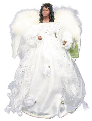 Wedding Dress African American Angel Tree Topper
