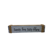 Sandy Toes Salty Kisses Shelf Sitter