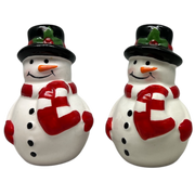 Ceramic Snowman Salt and Pepper Set