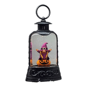 Lighted Waterglobe Lantern - Wizard Gnome