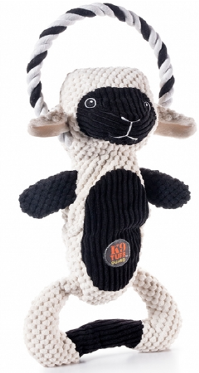 Dog Toy - Charming Pet Scruffles Lamb White Small by Homeportonline