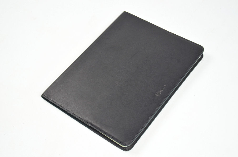 Leather Chemistry Notebook Sleeve: 'Shears'