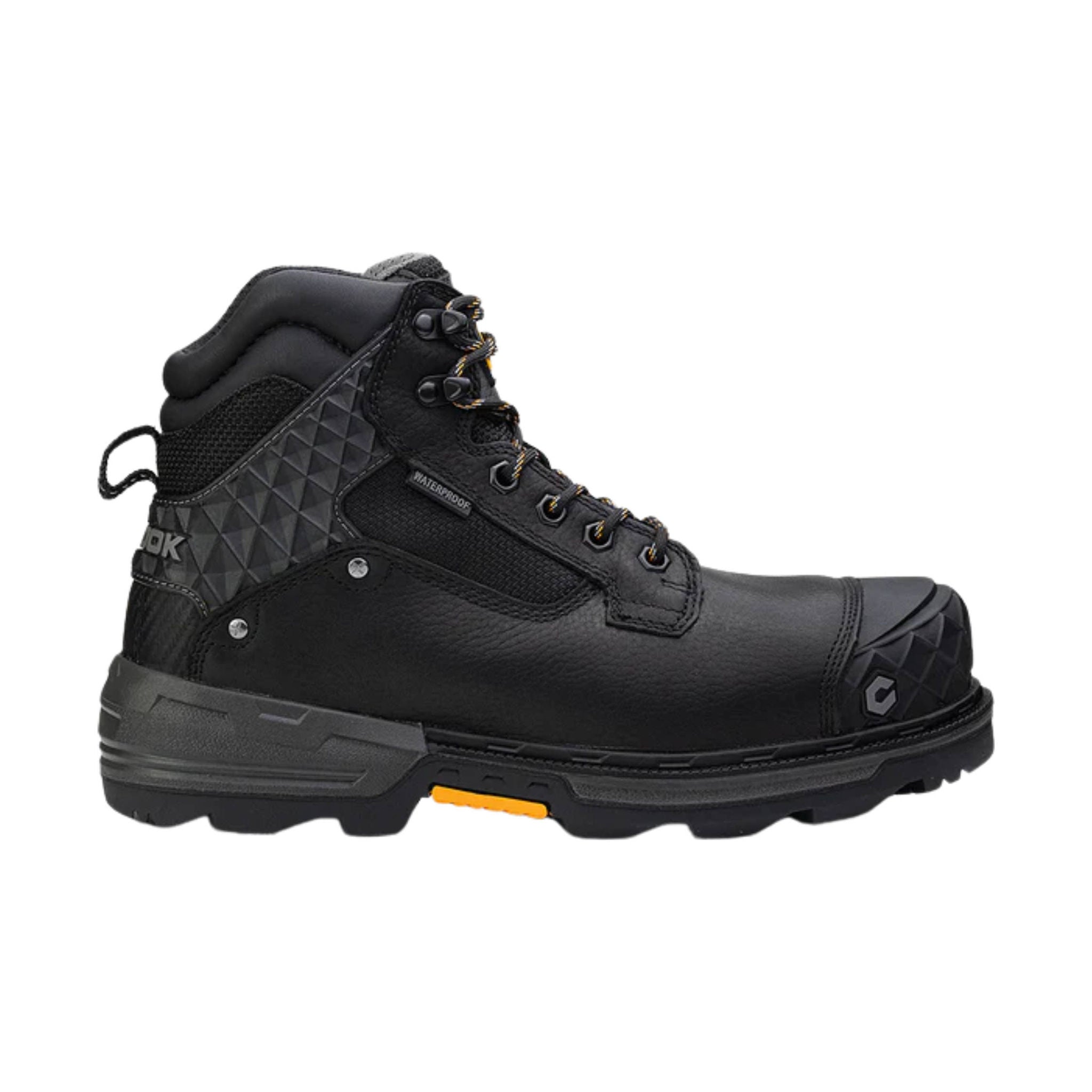 Chinook Men's Pallet Jack 6 Inch Composite Toe Waterproof Work Boots - Black by Lenny's Shoe & Apparel
