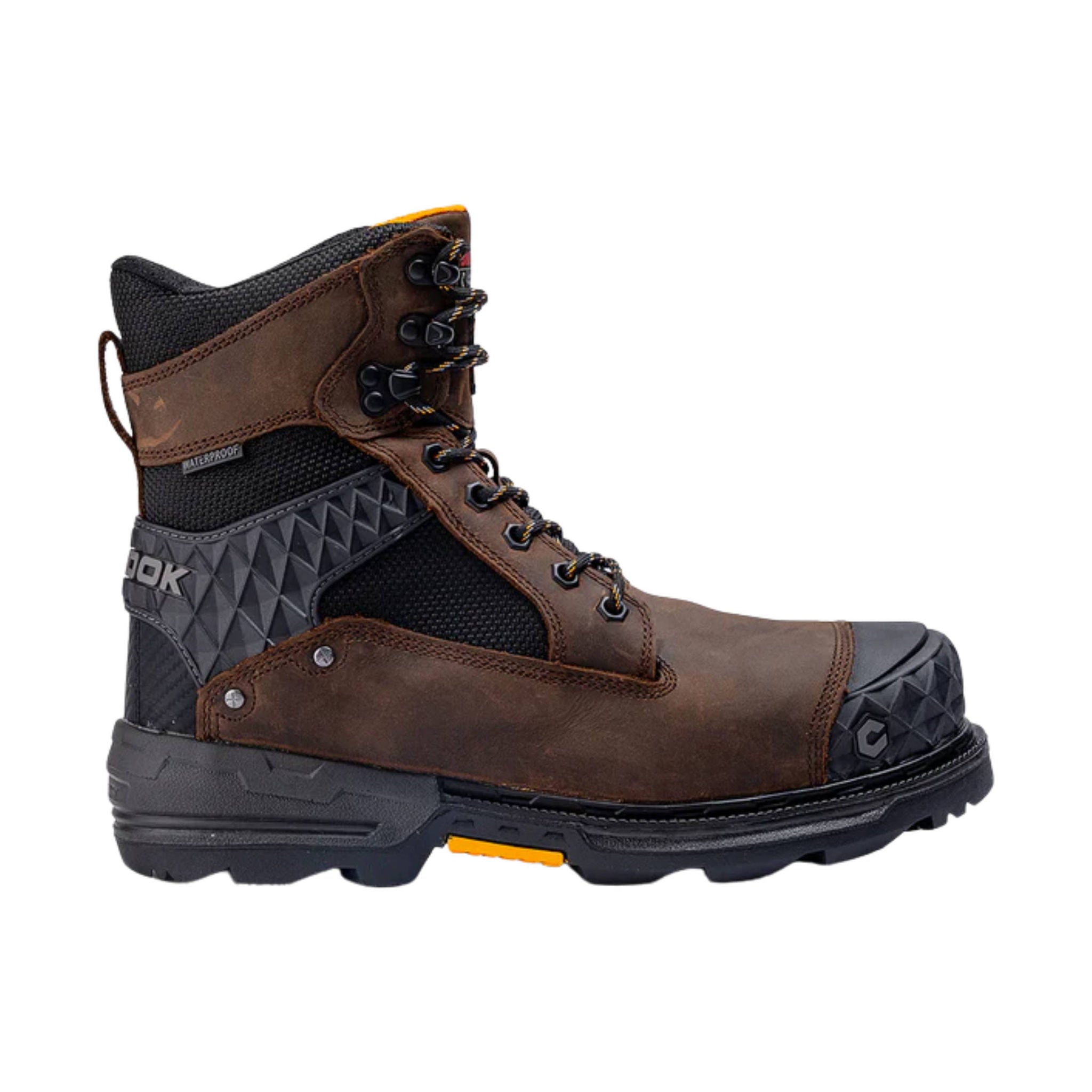 Chinook Men's Pallet Jack 8 Inch Insulated Composite Toe Waterproof Work Boots - Brown by Lenny's Shoe & Apparel