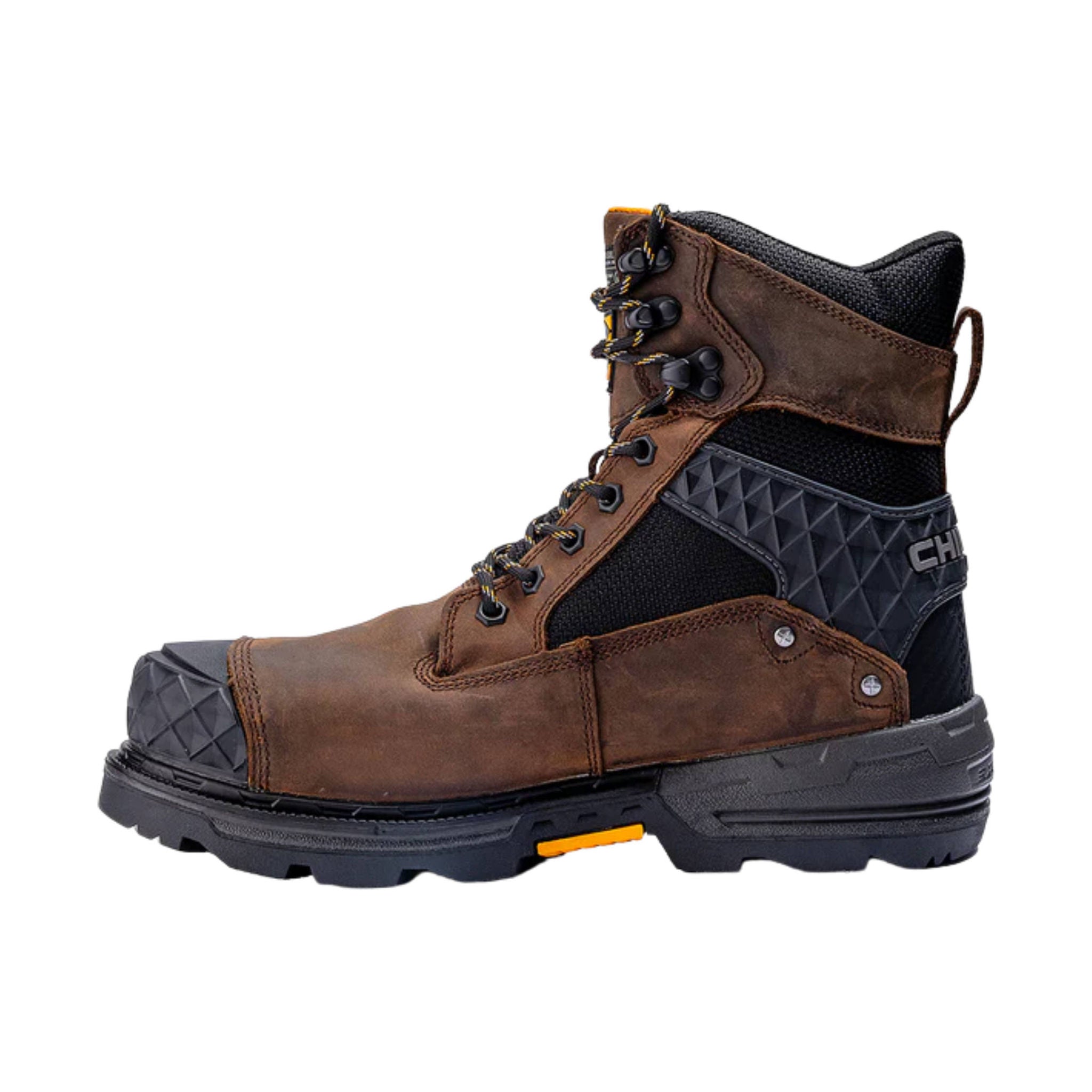 Chinook Men's Pallet Jack 8 Inch Insulated Composite Toe Waterproof Work Boots - Brown by Lenny's Shoe & Apparel