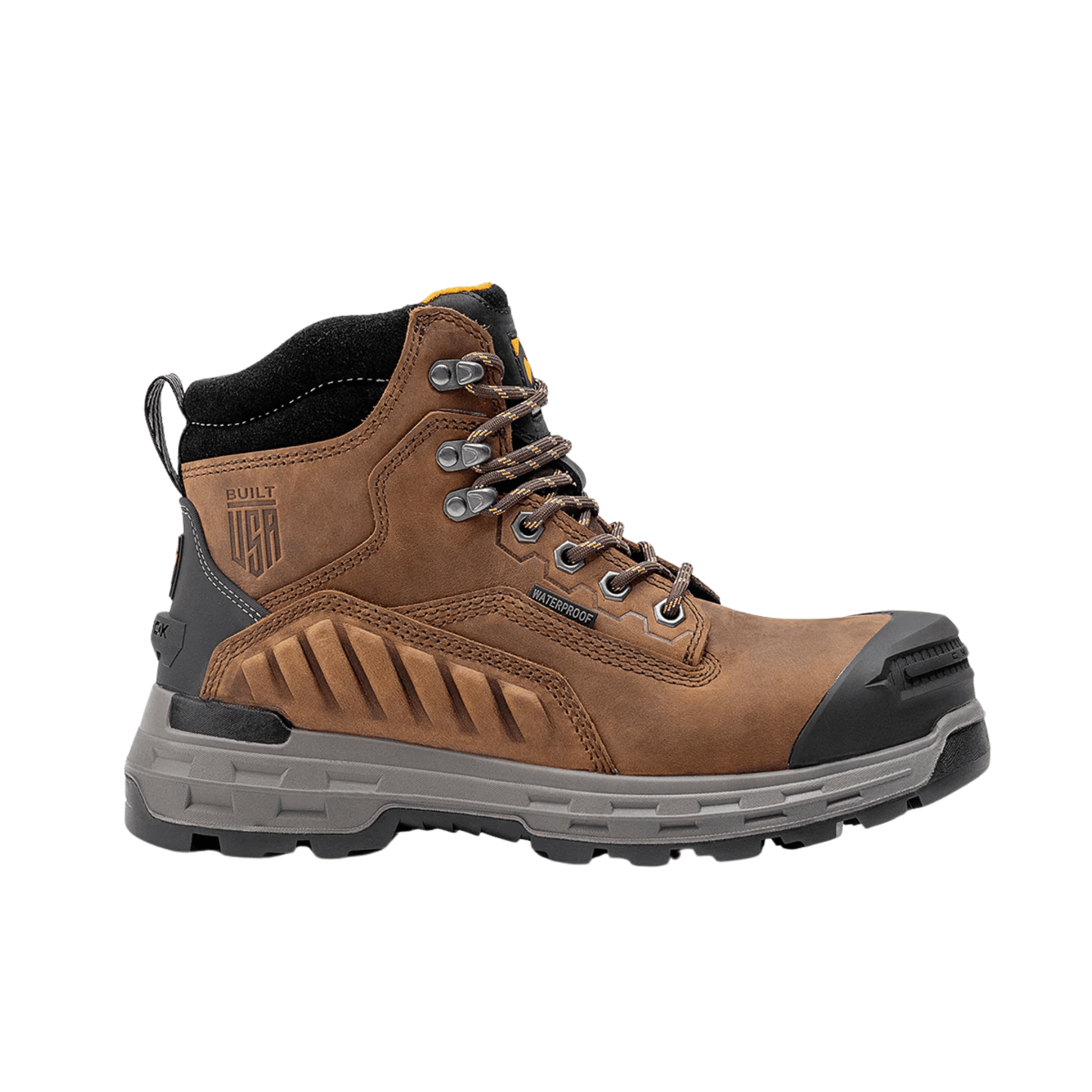 Chinook Men's Wildwood 6 Inch Waterproof Composite Toe Work Boots - Brown by Lenny's Shoe & Apparel