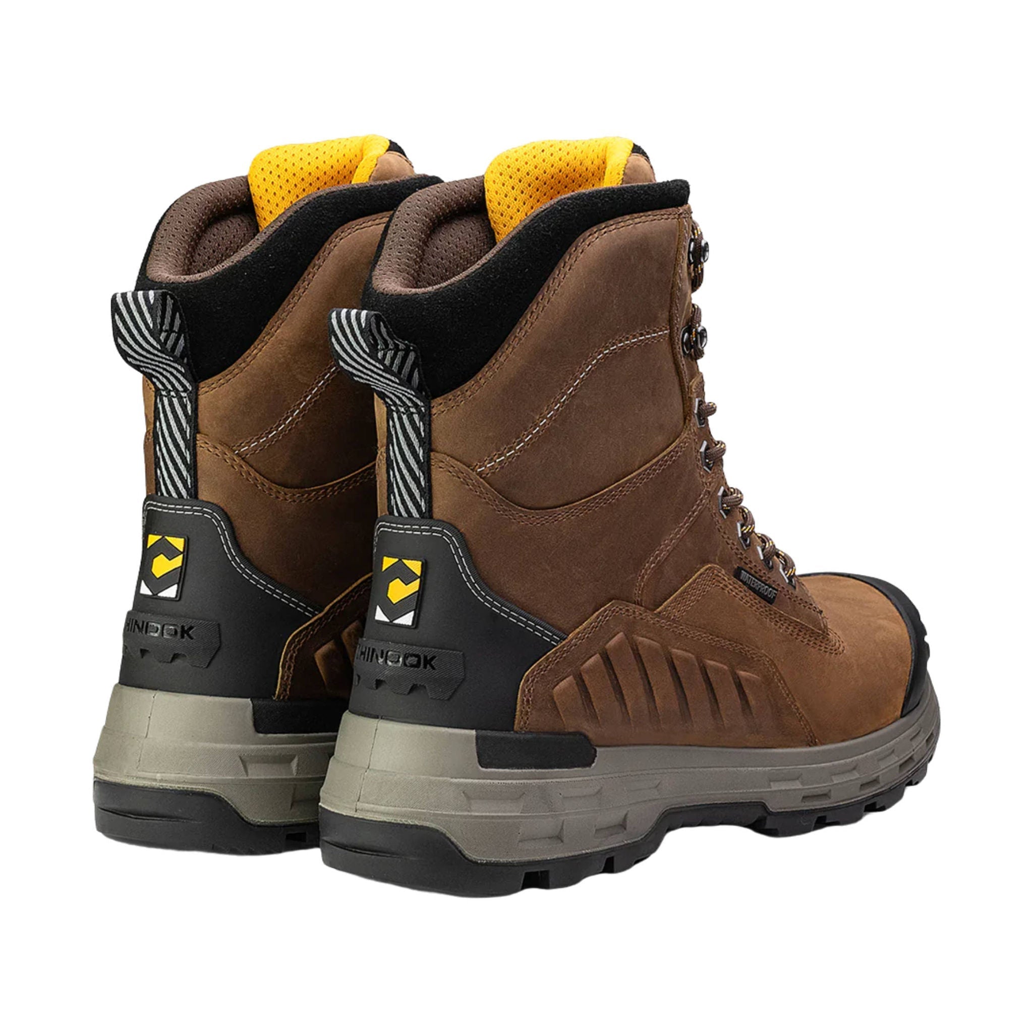 Chinook Men's Wildwood 8 Inch Waterproof Composite Toe Work Boots - Brown by Lenny's Shoe & Apparel