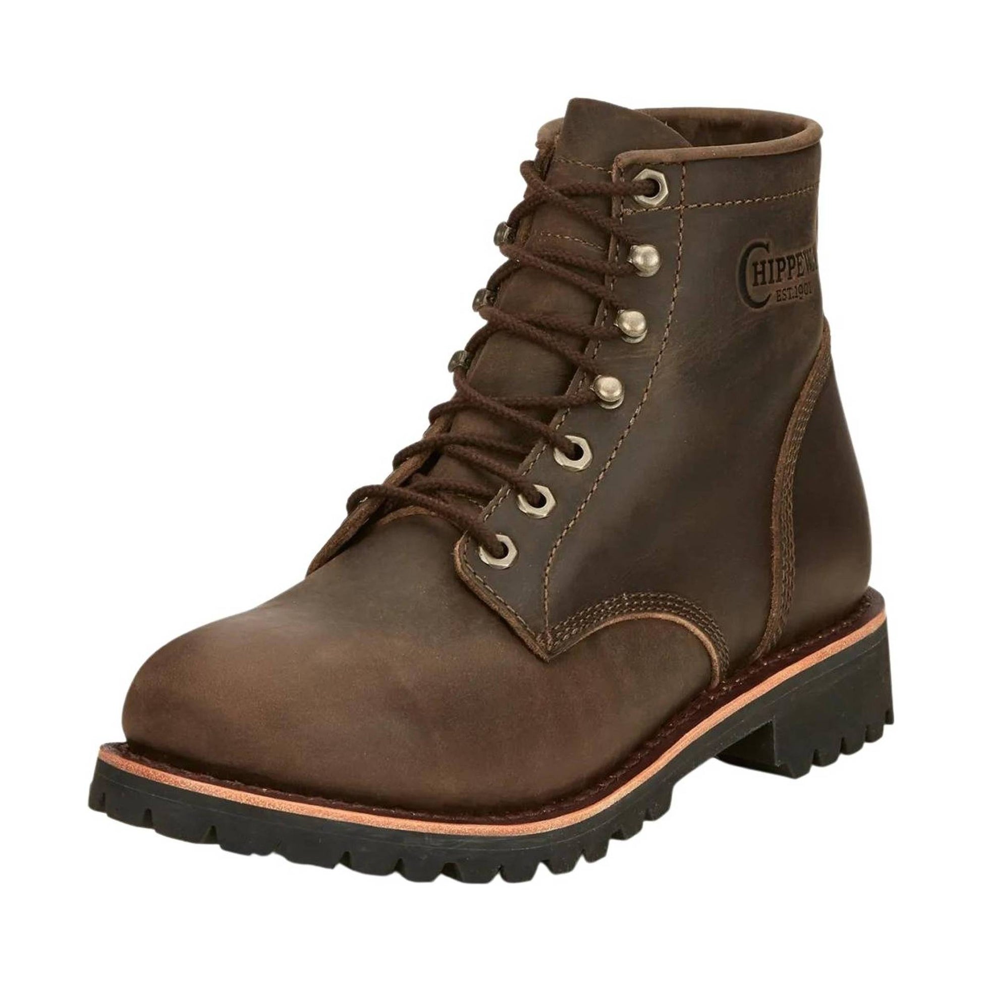Chippewa Men's Classic 6in Non Insulated Soft Toe Work Boots - Wood Color by Lenny's Shoe & Apparel