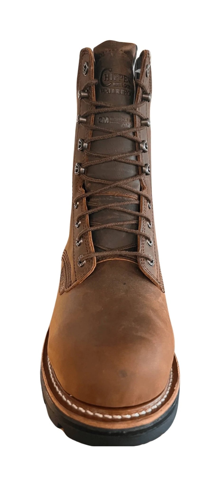 Chippewa Men's Thunderstruck 9 Inch Waterproof Insulated Composite Toe Logger Work Boots - Brown by Lenny's Shoe & Apparel