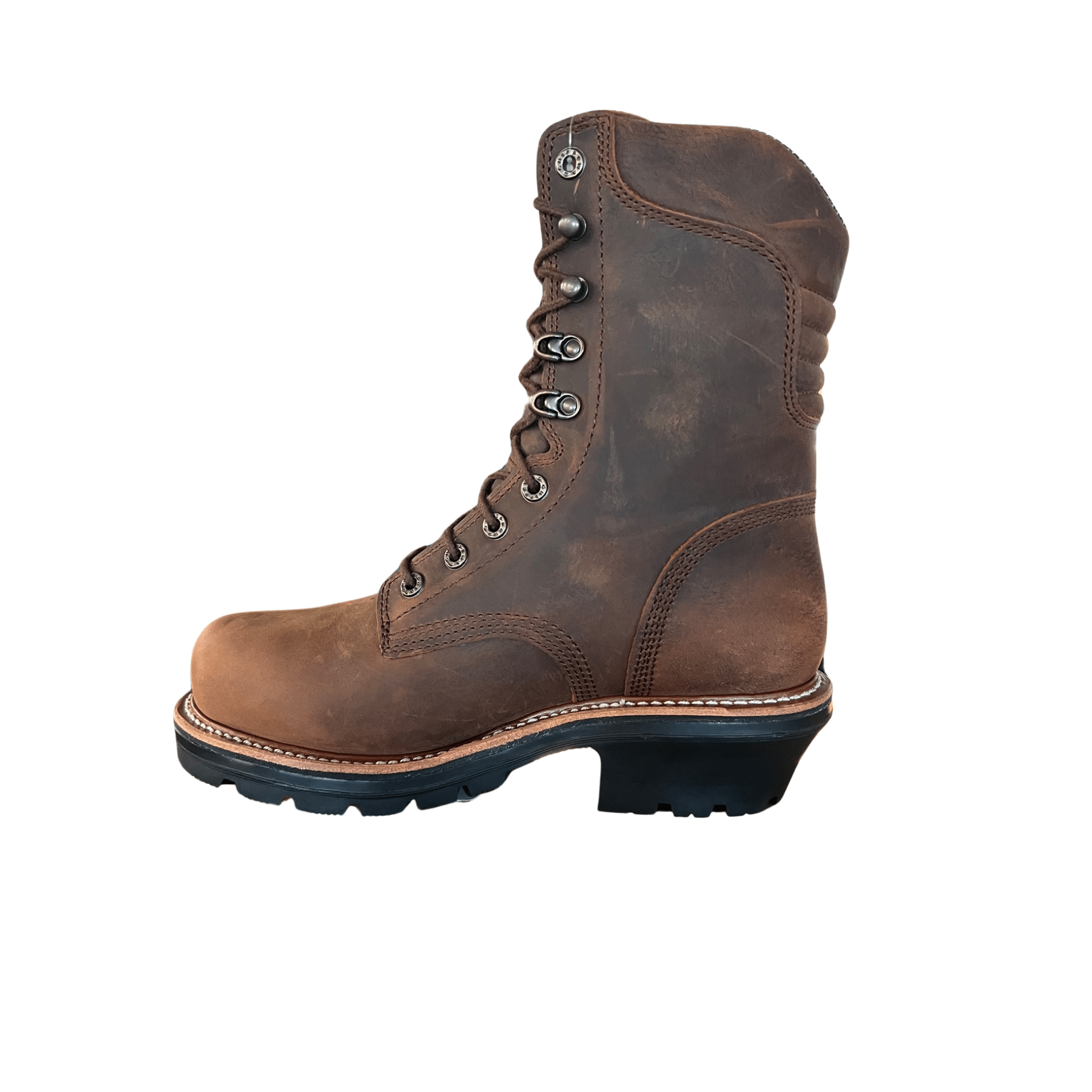 Chippewa Men's Thunderstruck 9 Inch Waterproof Insulated Composite Toe Logger Work Boots - Brown by Lenny's Shoe & Apparel