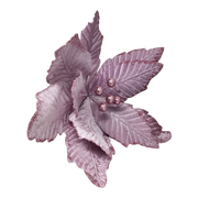 Poinsettia Pick - Lavender - 12 inch Bloom - 10 Inch Stem