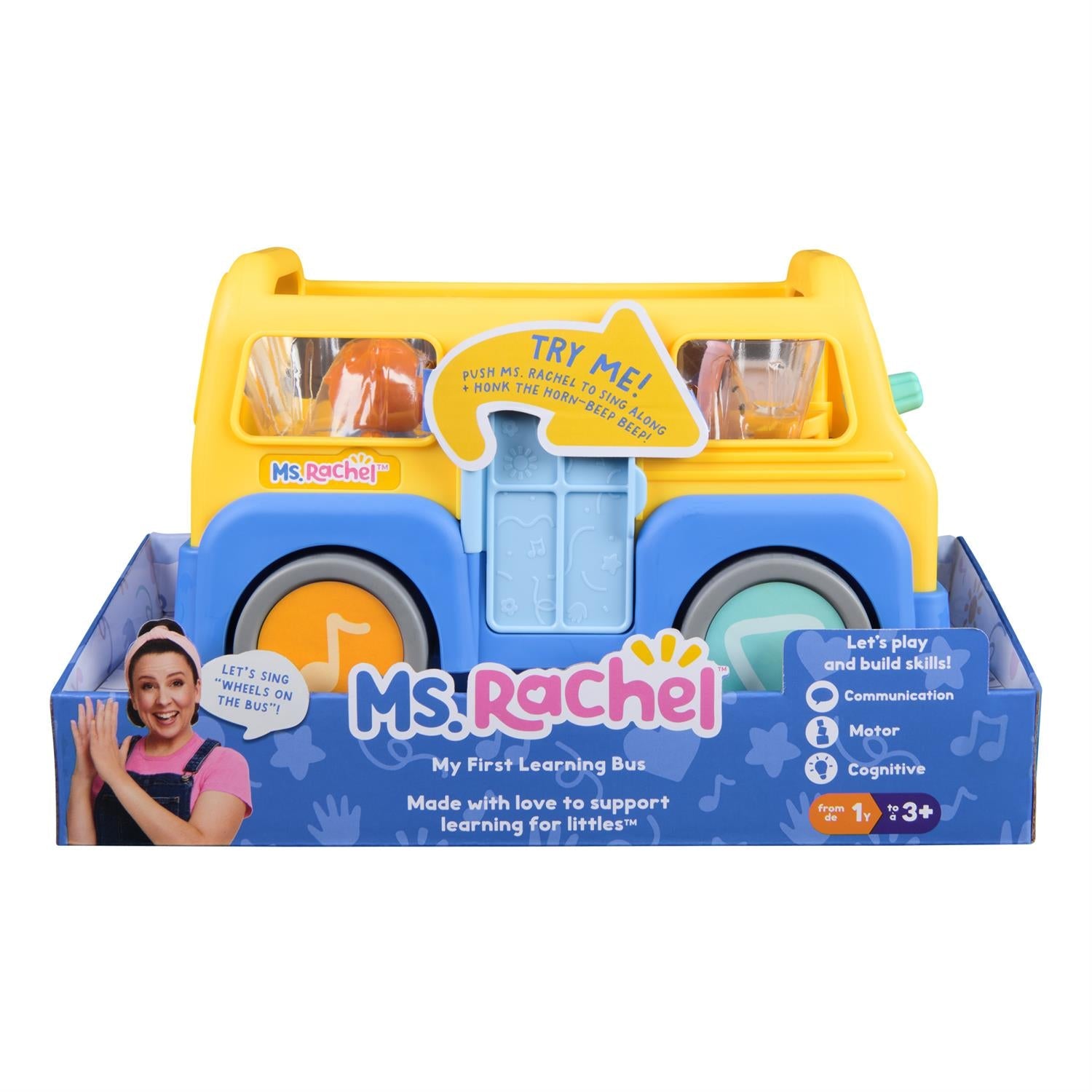 Ms Rachel Wheels On The Bus My First Learning Bus