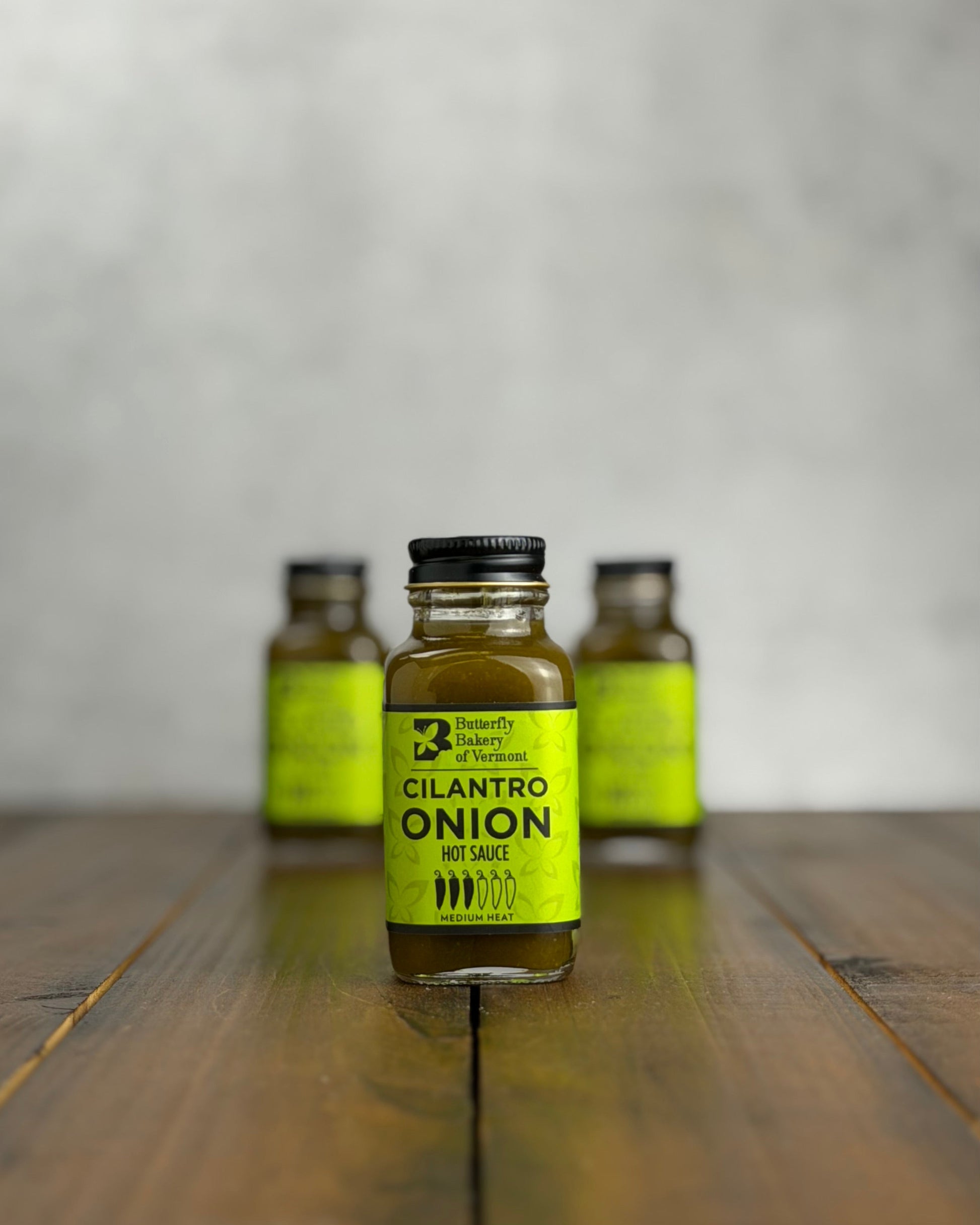 Cilantro Onion Hot Sauce by Butterfly Bakery of Vermont