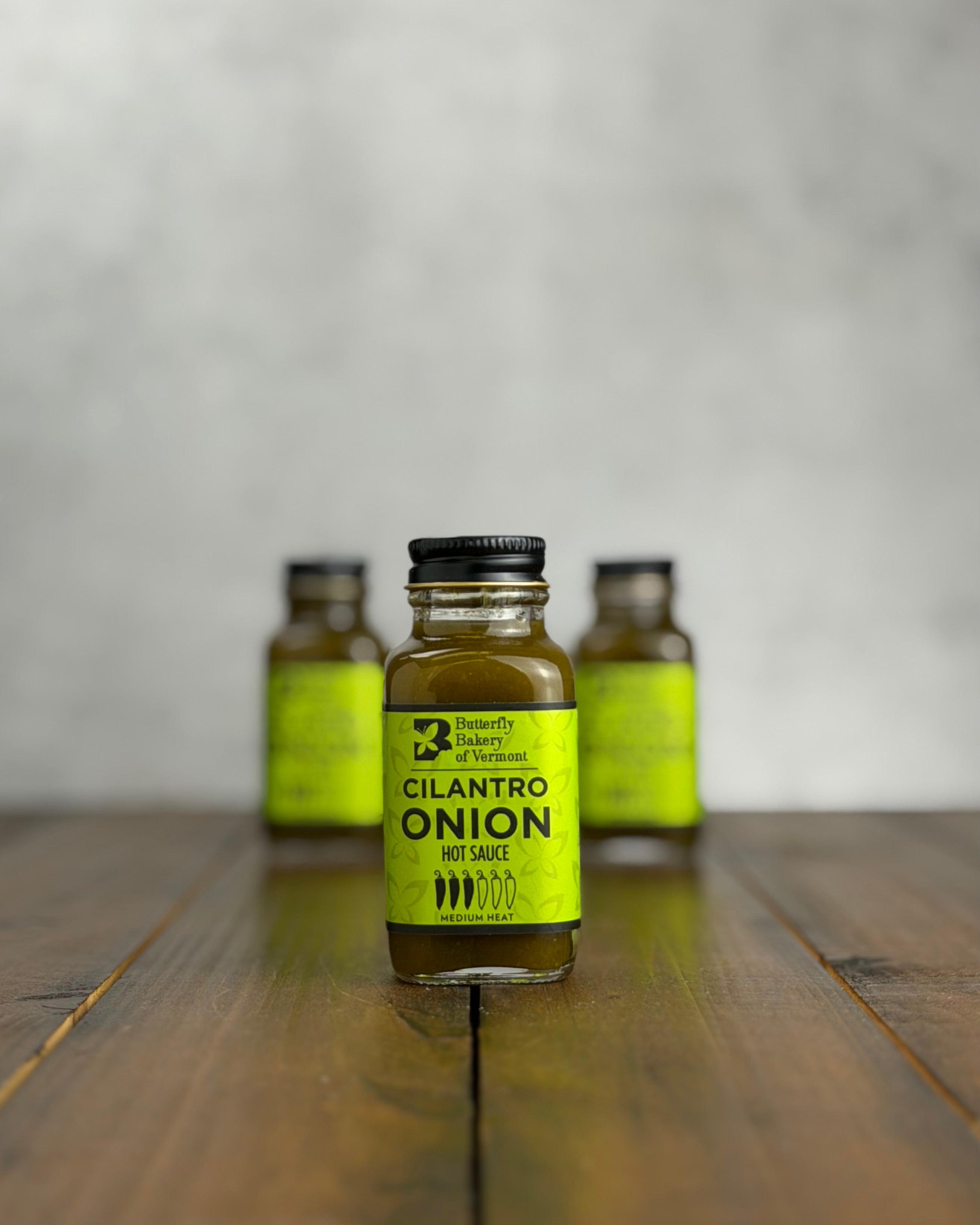 Cilantro Onion Hot Sauce by Butterfly Bakery of Vermont