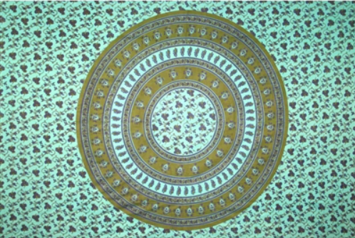 Tapestry Queen Size Circle Vine Green by Homeportonline