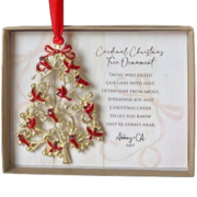 Gold Cardinal Tree Ornament