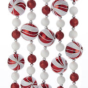 6 Foot Glitter Candy Ball Garland