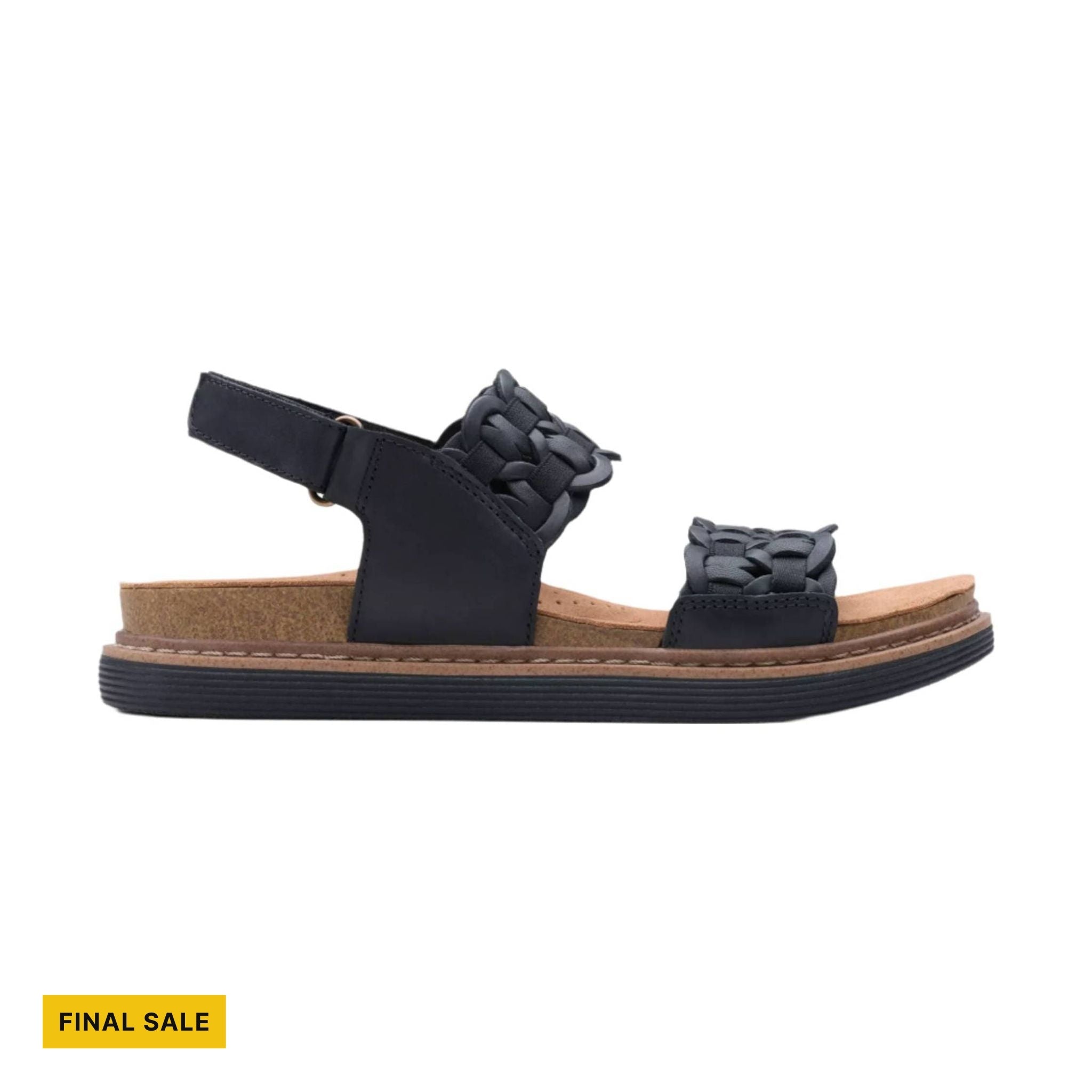 Clarks Women's Arwell Glide Sandal - Black