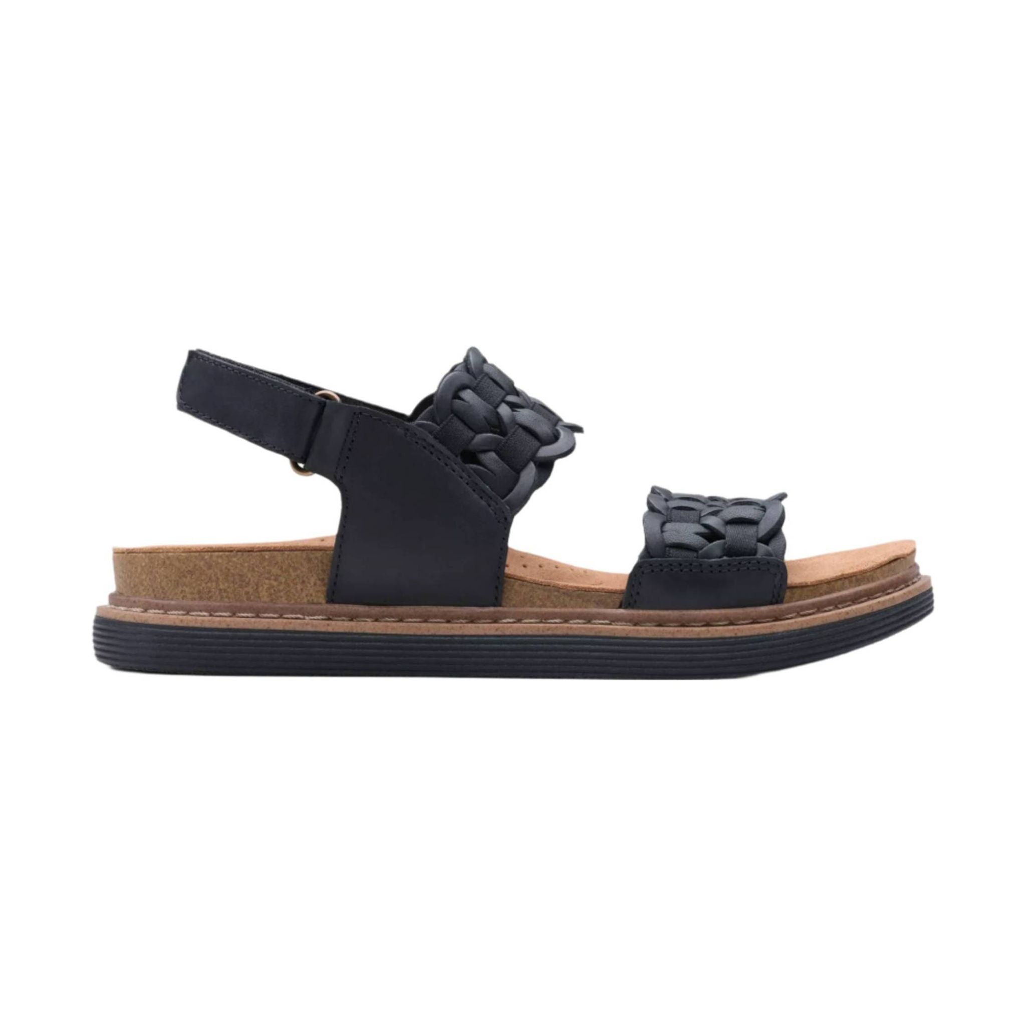 Clarks Women's Arwell Glide Sandal - Black by Lenny's Shoe & Apparel