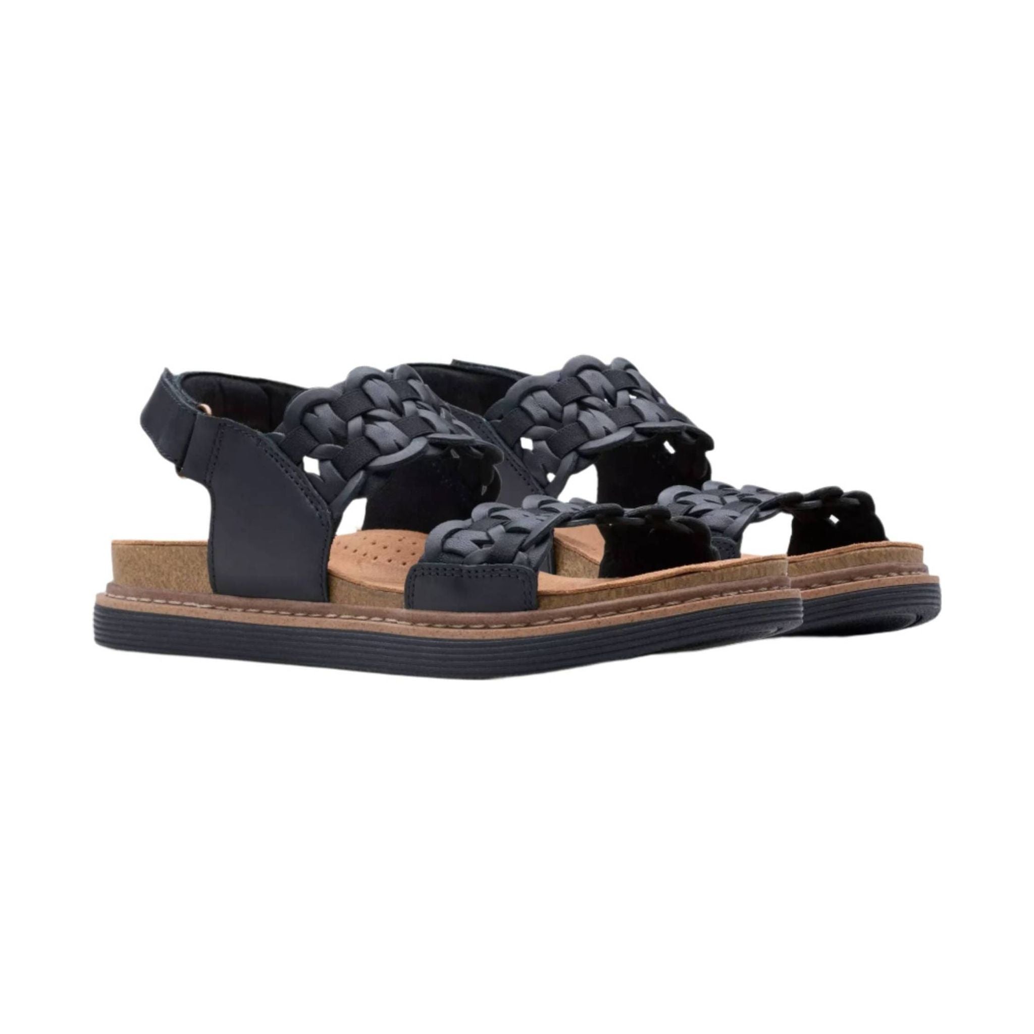Clarks Women's Arwell Glide Sandal - Black by Lenny's Shoe & Apparel
