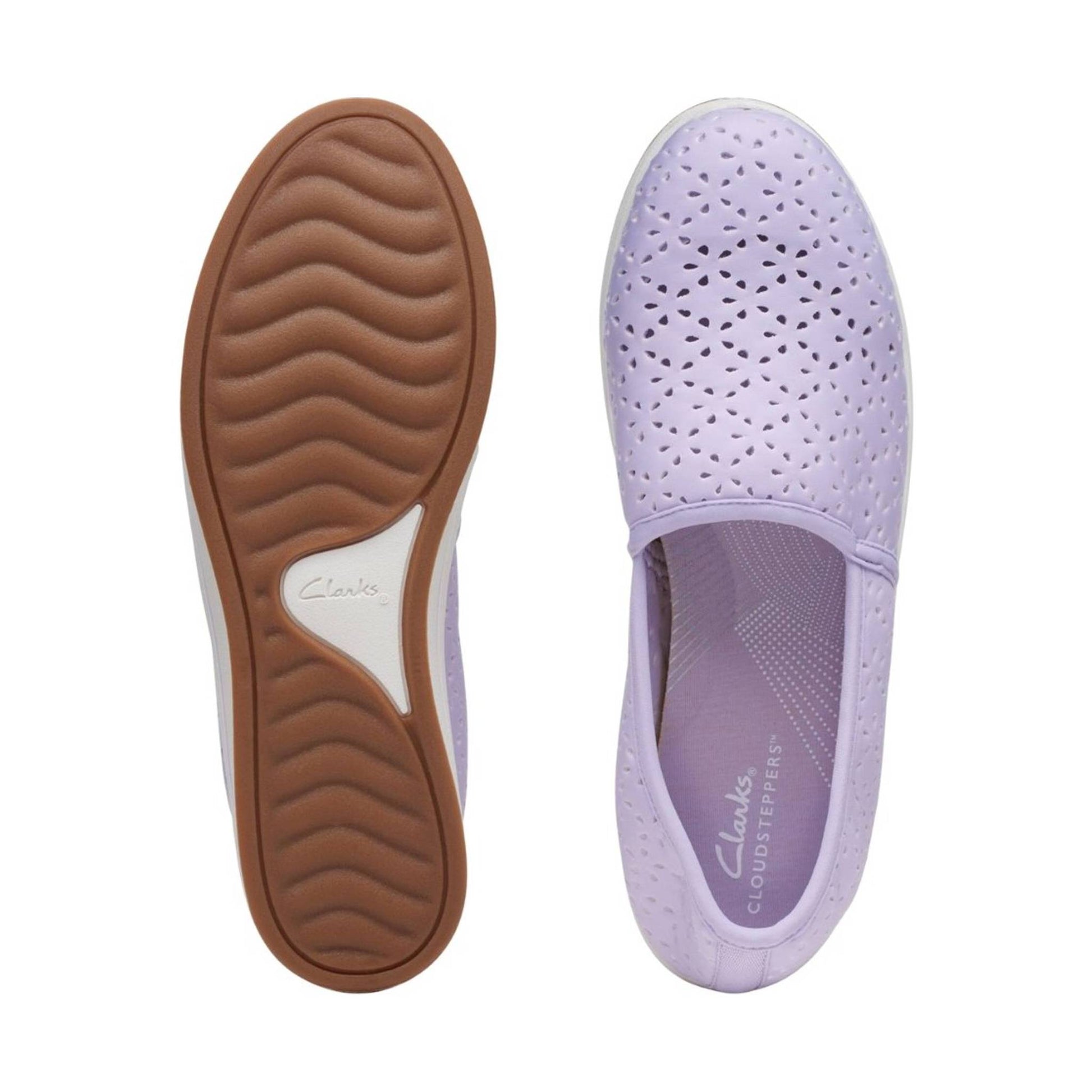 Clarks Women's Breeze Emily - Lilac by Lenny's Shoe & Apparel