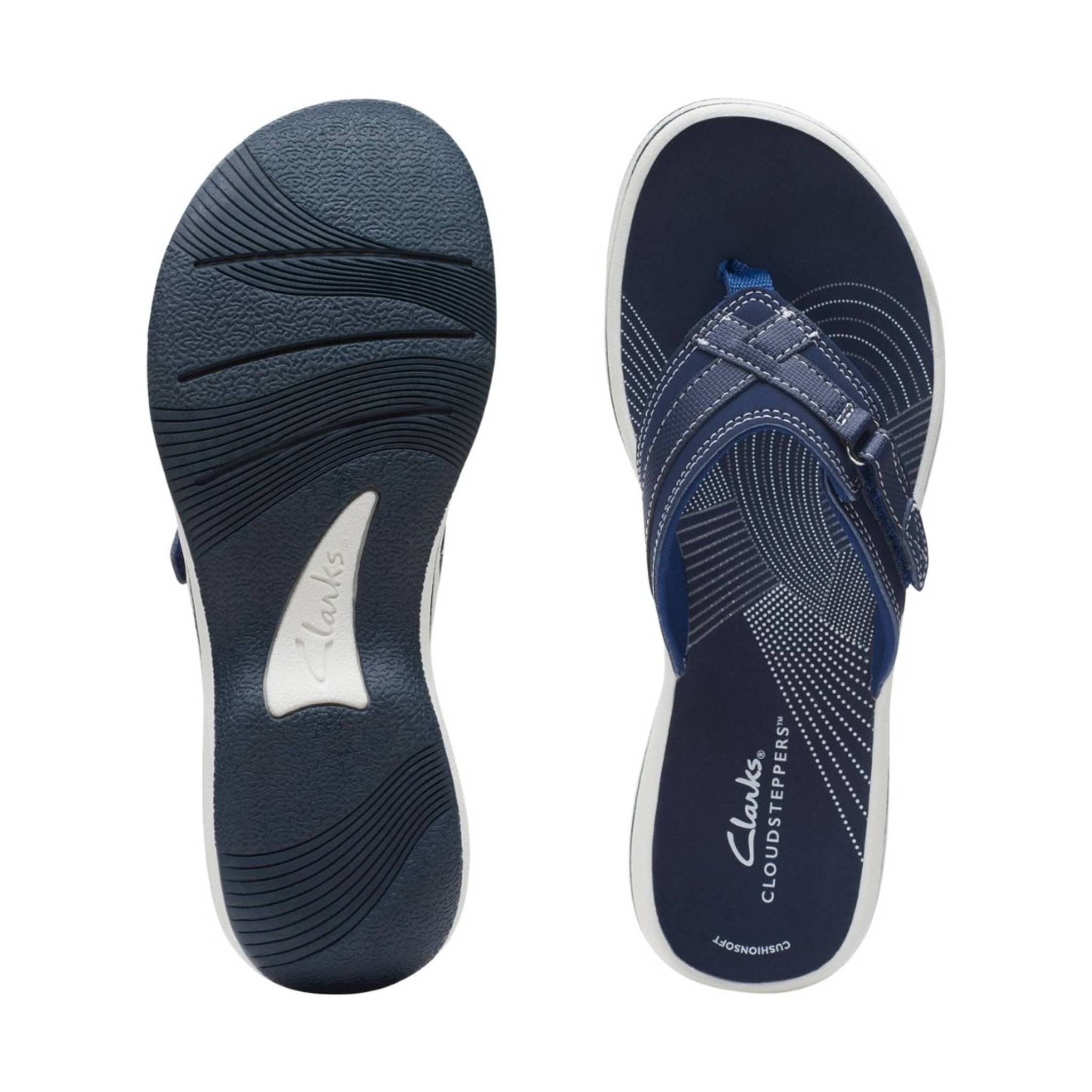 Clarks Women's Breeze Sea - Navy Synthetic by Lenny's Shoe & Apparel