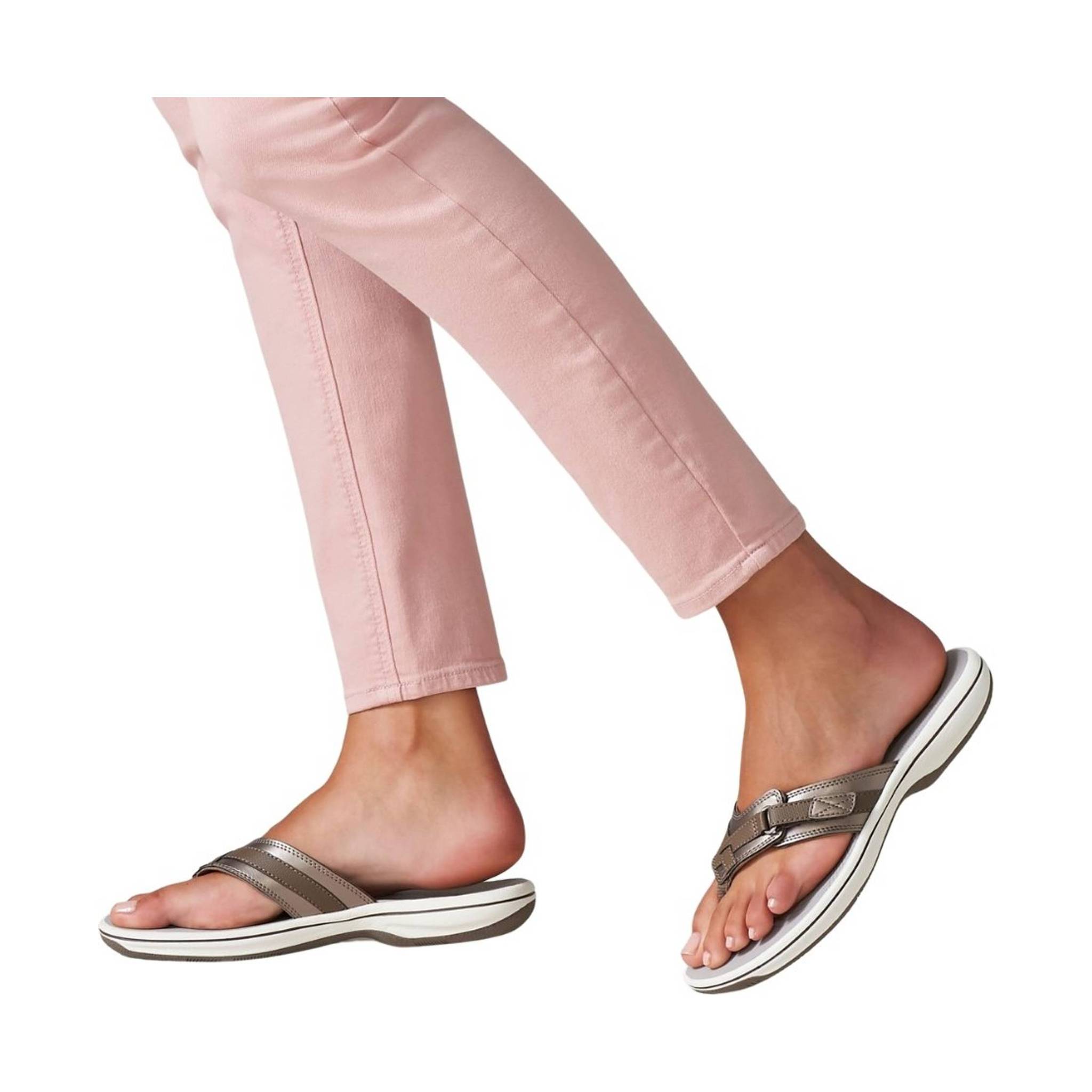 Clarks Women's Breeze Sea - Pewter by Lenny's Shoe & Apparel