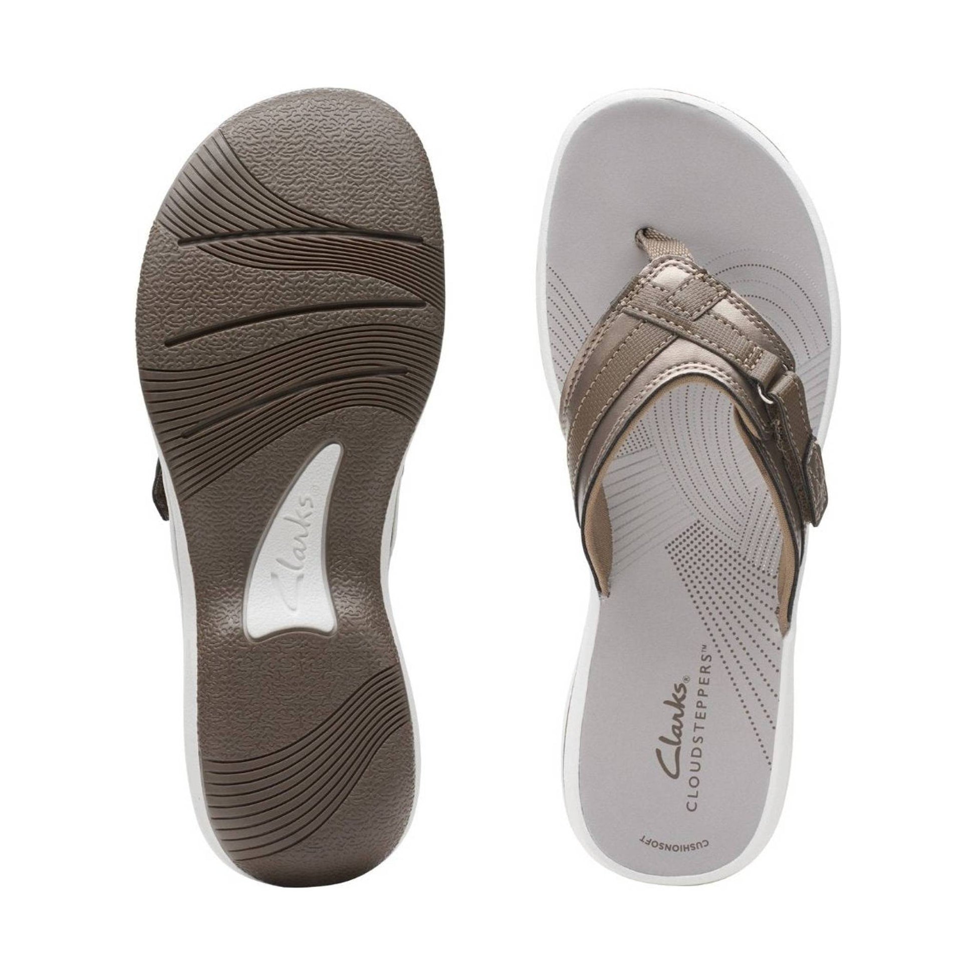 Clarks Women's Breeze Sea - Pewter by Lenny's Shoe & Apparel