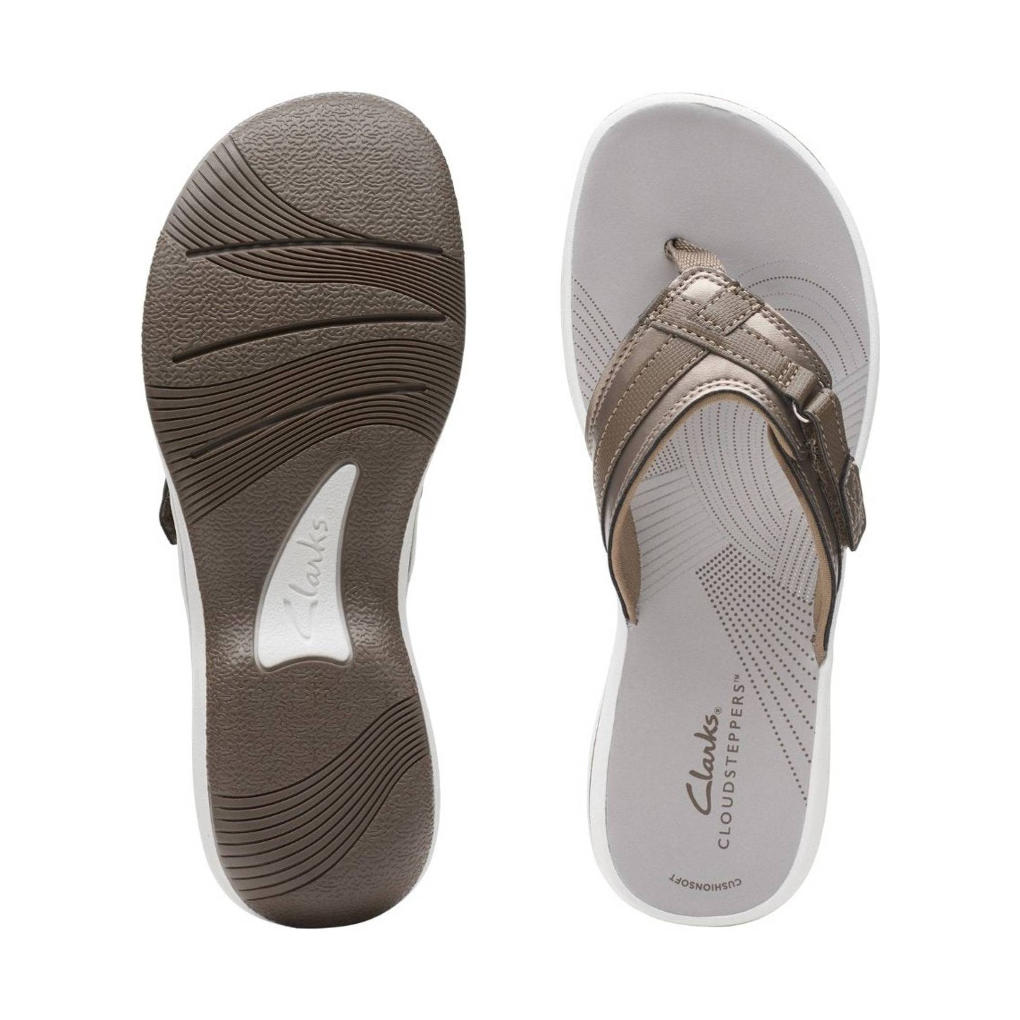 Clarks Women's Breeze Sea - Pewter by Lenny's Shoe & Apparel