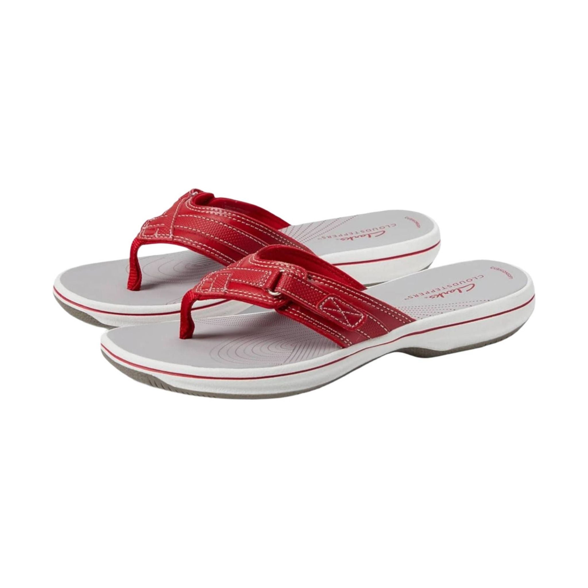 Clarks Women's Breeze Sea - Red by Lenny's Shoe & Apparel