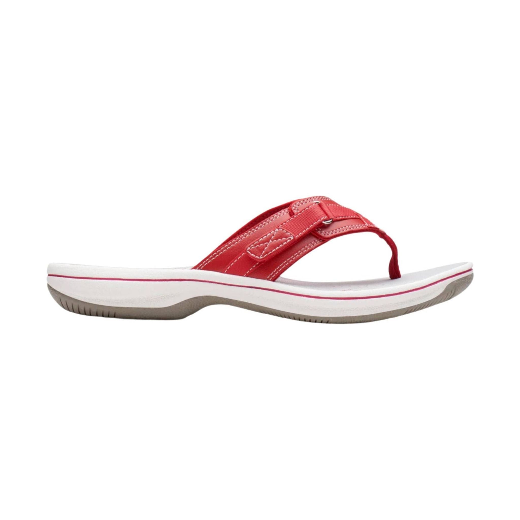 Clarks Women's Breeze Sea - Red by Lenny's Shoe & Apparel